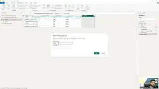 Power Query Editor : Index Column Option