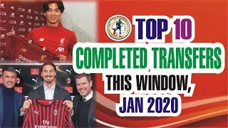 Top 10 Completed Transfers 2020| ft haaland, zlatan|