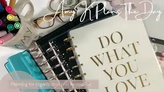 Vertical Layout Plan With Me /Teresa Collins and The Happy Planner sticker books.