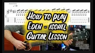 How to play EDEN - isohel Guitar Lesson Tutorial with TAB
