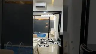 Gak Nyangka! Rumah Dilahan 72 Bisa Punya Kolam Renang😍