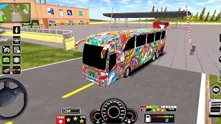 Coach Bus Simulator India Off-road Driving Bus Game | New Update 2025 Full Gameplay Video Part #344 