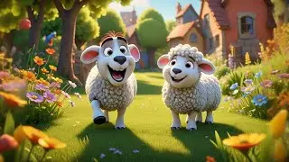 Four Snuggly Lambs Learn To Share + More Nursery Rhymes & Kids Songs