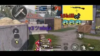BEST TDM v3ツninja 15KILL😱😱😱 DP+3XSCOPE