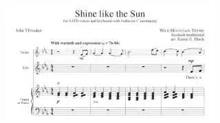 Shine like the Sun - arr. Karen E Black
