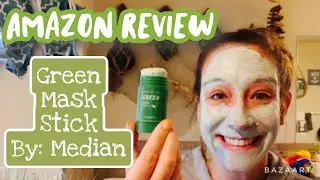 Green tea mask stick for face, acne, dry or oily skin. By Meidian- Amazon Review ￼