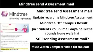 Mindtree Send assessment link 2021 | Jr. Engineer Test Pattern, Total Time& Question |Bulk hiring