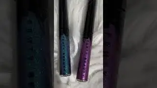 Fenty Beauty Glitty Lid Shimmer Liquid Eyeliner #fentybeauty #makeup #swatches #eyeliner #shorts