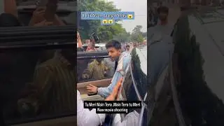 Kartik Aaryan and Ananya Pandey in coming today Agra  #new movie shooting #Taj Mahal #shortvideos