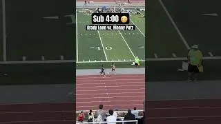 🚨STATE RECORD ALERT!🚨 4:01.79 Grady Lenn vs. Manny Putz at WIAA D1 1600m #state #record