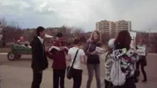 FlashMob Krasnokamensk city. 1 may 2011 years. Cool