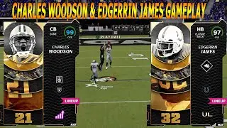 ULTIMATE LEGEND CHARLES WOODSON & EDGERRIN JAMES GAMEPLAY! MADDEN 22 ULTIMATE TEAM