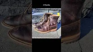 Tricker's Burford Plain Toe Boot in HorweenJava Waxed Flesh