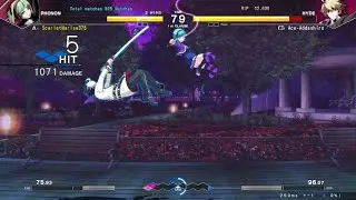 UNDER NIGHT IN-BIRTH II Sys:Celes - Marisa v Ace-Addashiro (Match 10)