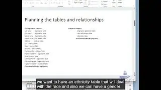 Week 6: Lesson 1 - Planning a Model Based on a form