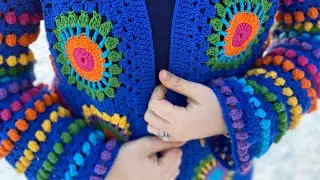Bonibon Hırka: Kol Yapımı
