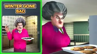 Scary Teacher 3D | miss T Winter Gone Bad Walkthrough (iOS Android) #viralvideo #gaming 