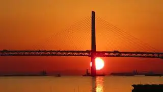 正月前の　横浜の日の出