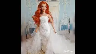 Curvy Barbie bride. #curvy #barbie #chadgame #Barbieweddingdress #wedding #love