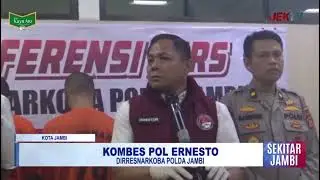 POLDA JAMBI TELUSURI PEMESAN GANJA DAN BURU SATU PELAKU DPO ASAL SUMUT