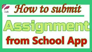 How to submit assignment from mobile (Veda Guru)