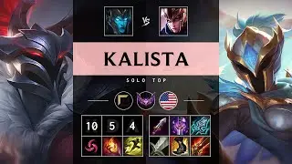 Kalista Top vs Quinn - NA Master Patch 25.11