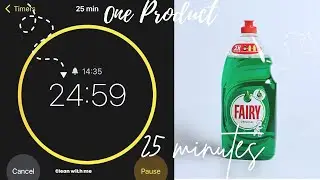 20 minutes cleaning | Quick 20 minute cleaning around the house | One product  20 minutes to clean