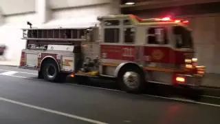 Philadelphia Fire Dept. Engine 211 (Reserve KME) Responding