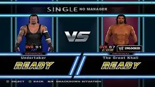 WWE SmackDown! HCTP 2K25 Mod Showcase | Undertaker vs Khali Clash at WrestleMania! 🔥