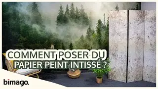 Comment poser du papier peint intiss&eacute; ? | bimago