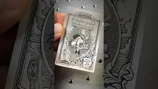 Bank card engraving -  DuckTales - metal card