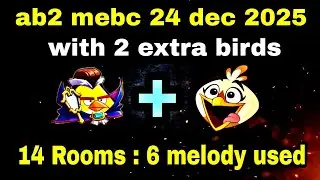 Angry birds 2 mighty eagle bootcamp Mebc 24 dec 2025 with 2 extra birds chuck+melody #ab2 mebc today