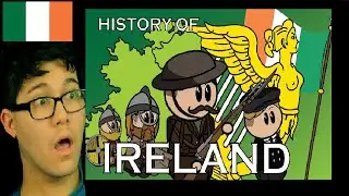 American Reacts to The Animated History of Ireland | Suibhne | Reaction