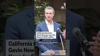 California Governor Gavin Newsom sues Fox News for $787 million