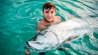 Top Moments TARPON 2022 | Giant fish on the beach