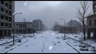 Silent Snowfall in the Empty Streets: 1 Hour Relaxing Music for Solitude