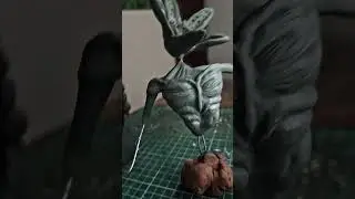 demogorgon en plastilina epoxica #arteparaprincipiantes #clay #art