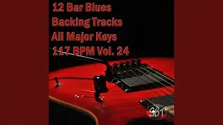 12 Bar Blues Guitar Backing Track in G# Major No. 24