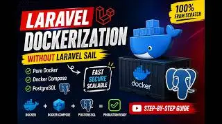 🐳 Laravel Docker Tutorial: Docker Compose + PostgreSQL (No Laravel Sail) | Production Ready Setup