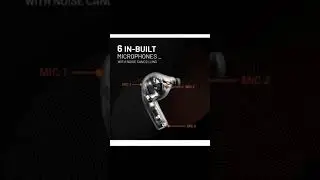Crossbeats Epic Wireless Earbuds Active Noise Cancelling | ANC Bluetooth Earphones