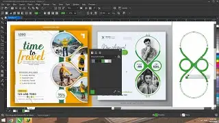 How To Create Most Creative Graphic Design Template with Freehand Tool - Tips & Tricks For Beginners