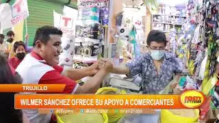 Wilmer S&aacute;nchez ofrece su apoyo a comerciantes