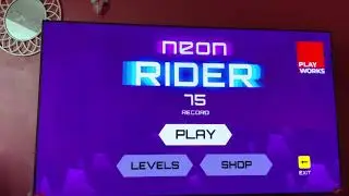 PLAYING NEON RIDER! Getting Awesome Wins!