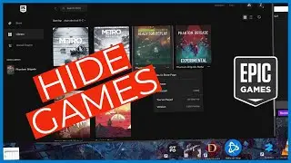 How to Hide Game on Epic Games 2023?