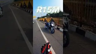 Yamaha R15M Top Speed Test 🔥 #r15m #topseed #shorts #viral