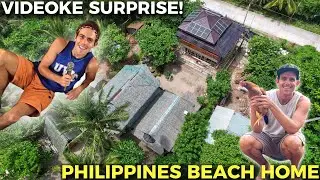 SURPRISE BEACH HOME VIDEOKE - Philippines Province Life In Davao (BecomingFilipino)