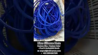 Custom Blue Silicone Hose Production | Bright Color & High Quality