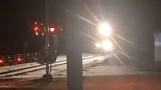 Filming a Train at Night