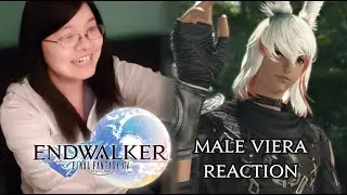 FFXIV Endwalker Male Viera Reveal Trailer reaction