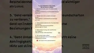 Geld verstehen 5 weise Gedanken, die das Leben leichter machen